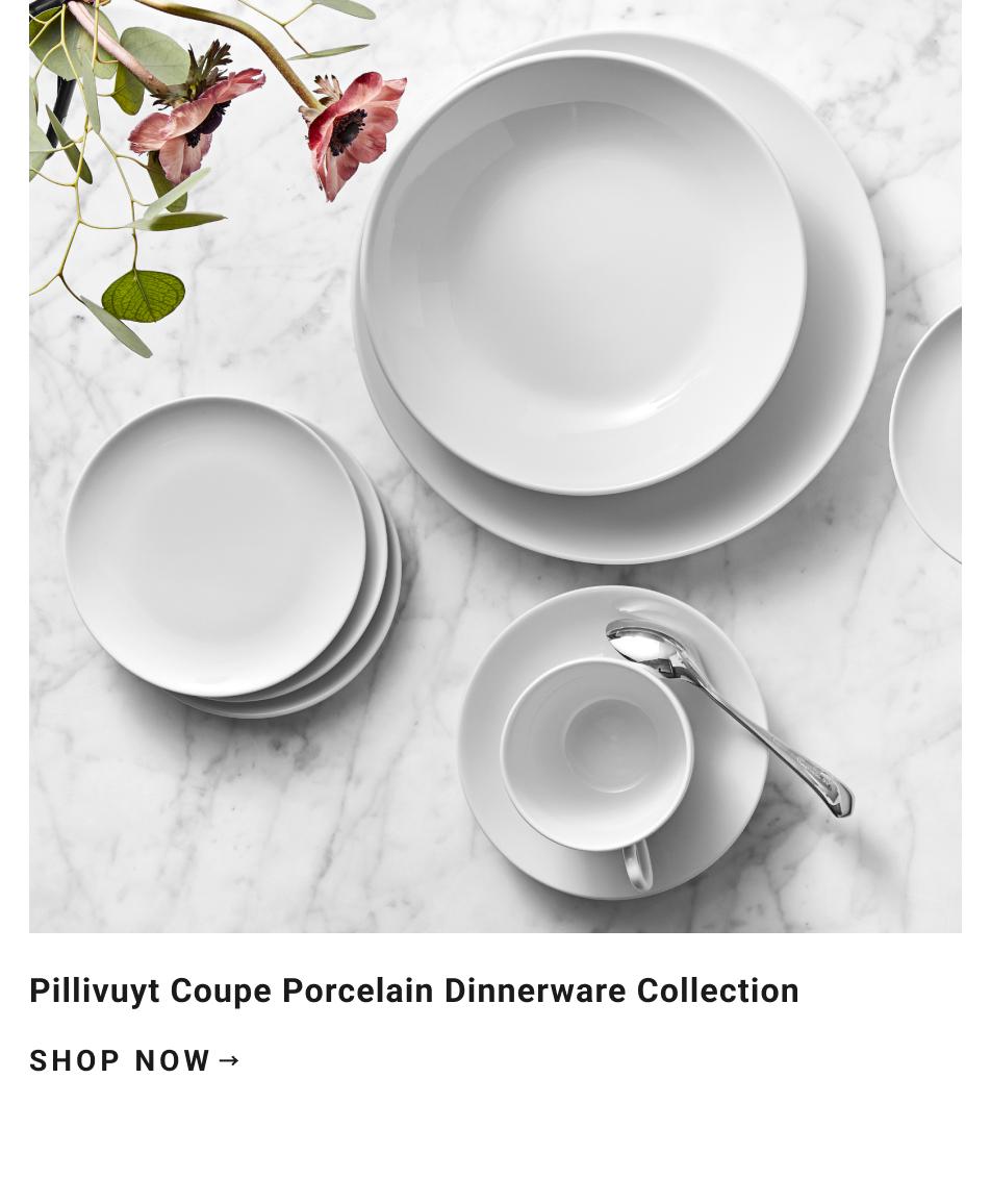 Pillivuyt Coupe Porcelain Dinnerware Collection